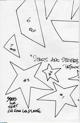 Stars and Stripes ©1994 Indygo Junction Out on a Whim No-Sew Applique Pat OW400 - Picture 3 of 5