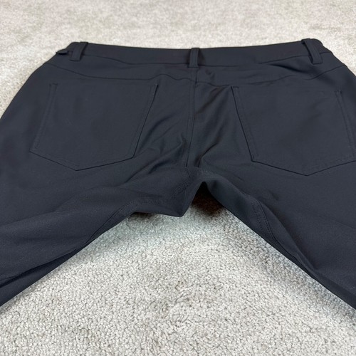 Lululemon Pants Mens 33 Black ABC Comfort Classic Fit Warpstreme Athletic - Picture 10 of 16