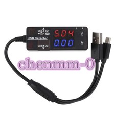 1PCS USB cable voltmeter ammeter USB tester digital display dual display YT