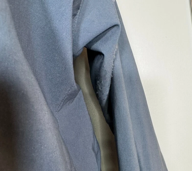 Patagonia Manga Larga Para Hombres Pequeño Gris Pesca Abotonada Malla Forrada Mezcla de Nylon Foto 3 de 4