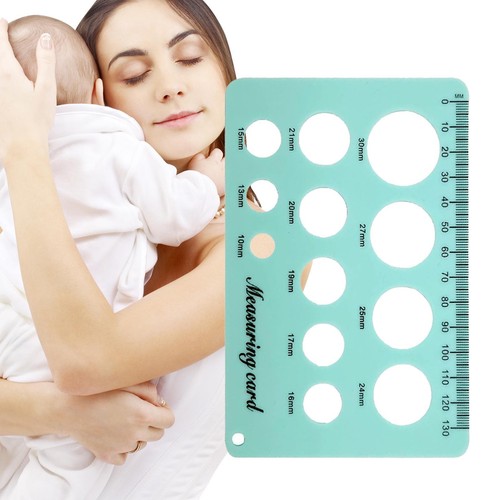 Breast Pump Flange Sizing Tool Nipple Ruler Nipple Measuring Tool Circle Ruler