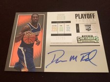 2017-18 Panini Contenders Davon Reed CHROME PLAYOFF TICKET AUTO #19/35