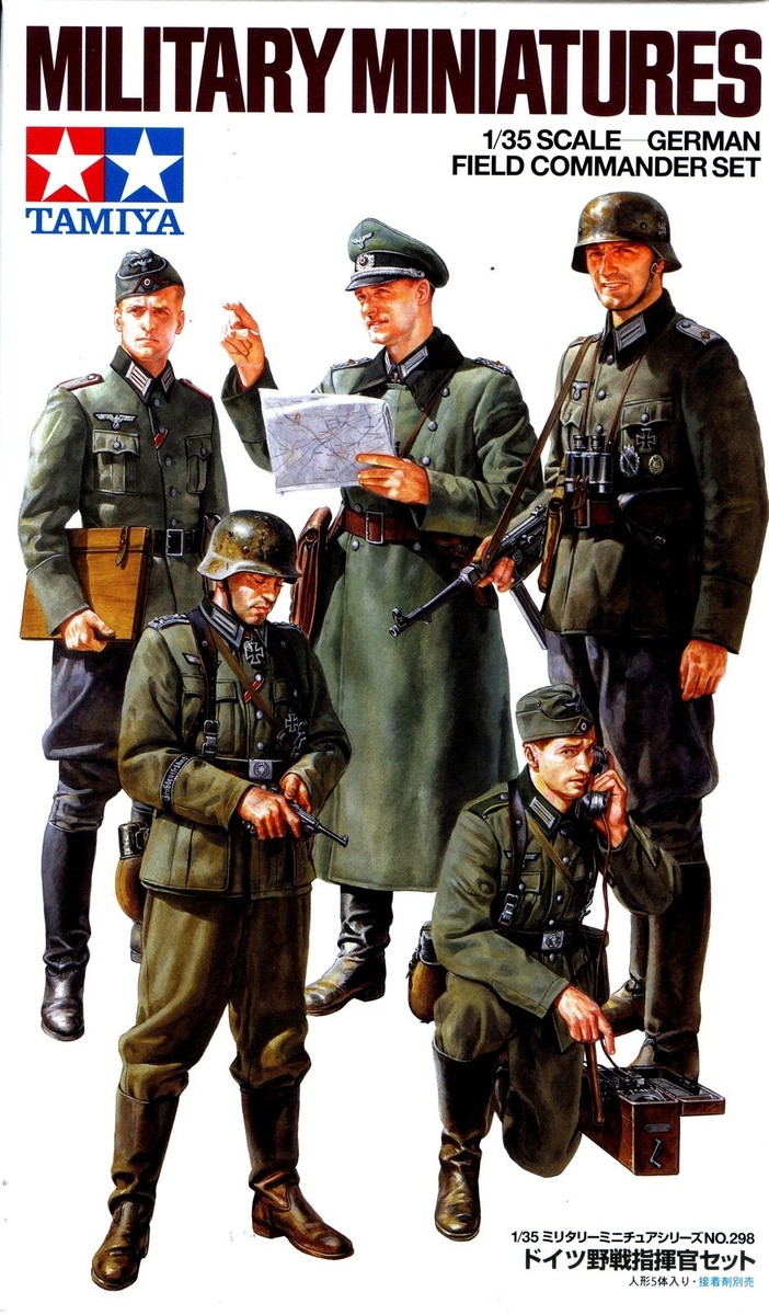 Tamiya 1/35 35298 WWII German Field Commander Set (Military