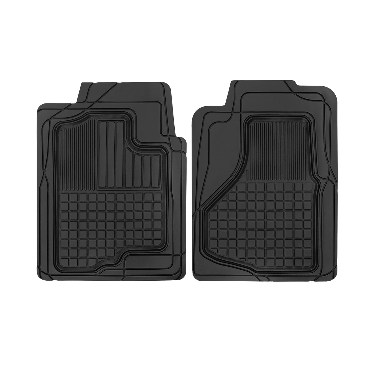 Motor Trend MT 150 BK 2 Front All Weather Custom Heavy Duty Rubber