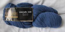 Cascade 220 Peruvian Highland Wool yarn 3.5 oz. - Color: Blue 9327