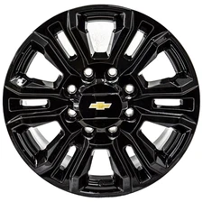 20" Black OE 5957 Replica Wheels fits 2011 2025 Chevy Silverado 2500 3500 8x180