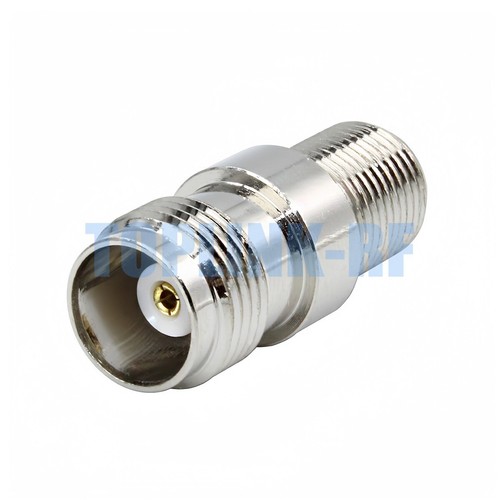10x TNC Female to F Female Jack Straight RF Adapter Coax Coaxial Connector - Bild 2 von 7