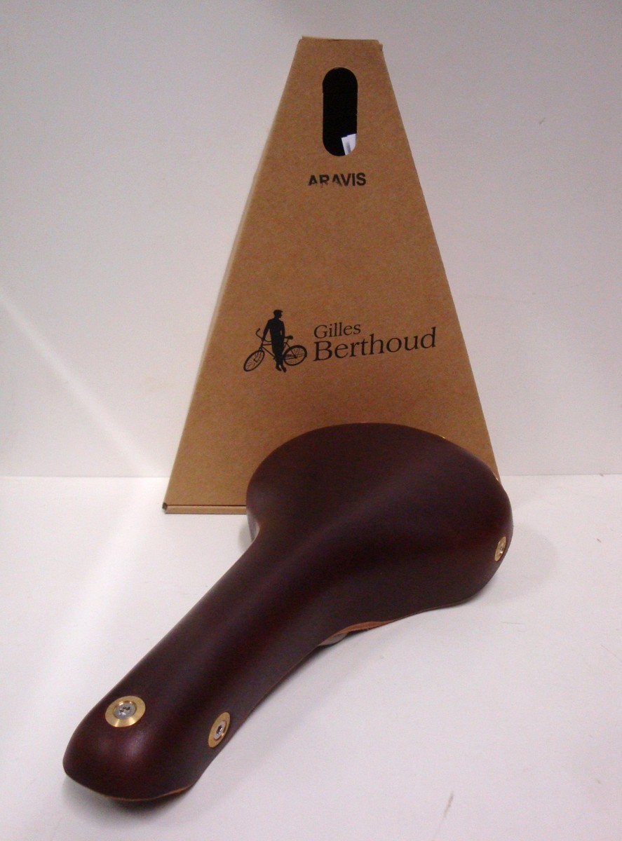NEW GILLES BERTHOUD SADDLE SEAT ARAVIS BROWN MADE IN FRANCE IDEALE