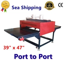 39" x 47" Pneumatic Double-Working Table Large Format Heat Press Machine 220V