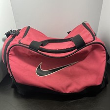 Nike Brasilia Duffel Bag 9.0 Sports Gym Pack Bag Small Pink DM3977-522