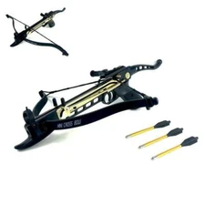 80 LB ARCHERY HUNTING Gun SELF COCKING PISTOL CROSSBOW W/ 3 ARROWS BOLTS