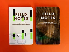 Field Notes - Empty Bottle Chicago OPEN LOT OF TWO (2) Notebooks rare FNxEB01
