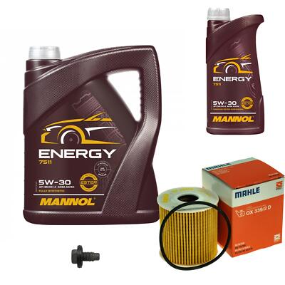 MAHLE Ölfilter 6 L MANNOL Energy 5W-30 für Land Rover Defender Pick-up 2.2 TD4