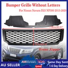 <!--F#f_0-->Matt Black Front Bumper Grill Grille For Nissan Navara NP300 D23 2015-2020 AU<!--F/-->