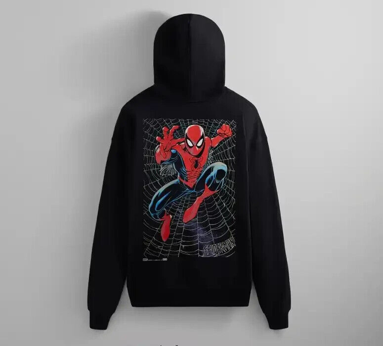 Loose Fit Hoodie - White/Spider-Man - Men