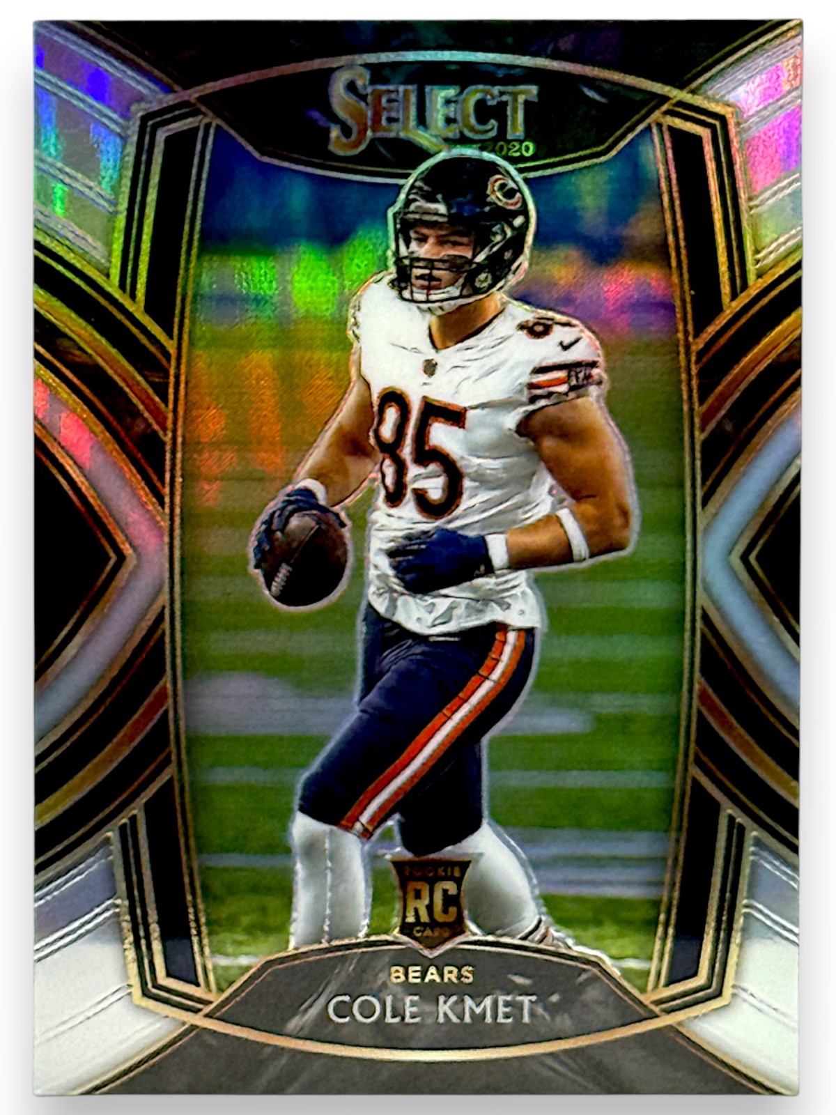 2020 Panini Select #274 Cole Kmet Silver Prizm Rookie RC