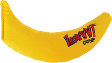 Catnip Toy Banana 7 Inches Durable Cotton Twill Made in USA Organic Catnip Cat