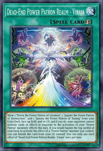 Yugioh CORI-EN055 Dead-End Power Patron Realm - Viraia Common PRESALE