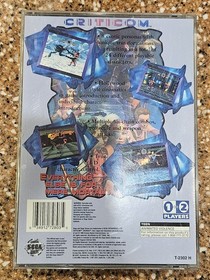Criticom (Sega Saturn, 1995) Complete In Box CIB