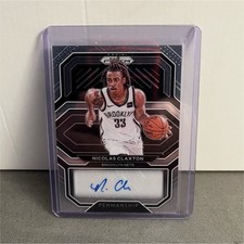 Panini 2020-21 Prizm Penmanship Nicolas Claxton Autograph #PE-NCL Brooklyn Nets