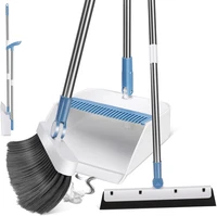 Besen Mit Stiel, Besen Und Kehrschaufel Set Mit Wasserabzieher, Kehrsc