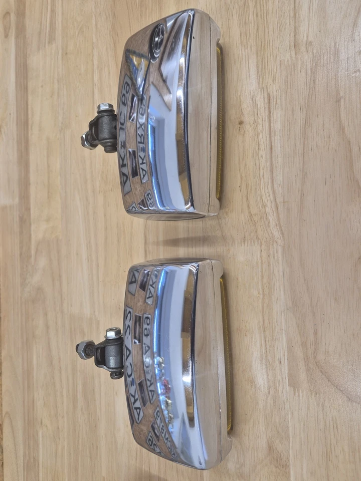 Bosch Nebelscheinwerfer GELB chrom für 70er Jahre Oldtimer. - Bild 3 von 4