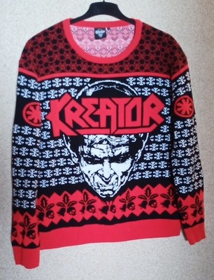Original  KREATOR - SANTA IS REAL Pullover 3XL Rarität Weihnachtspullover 2019