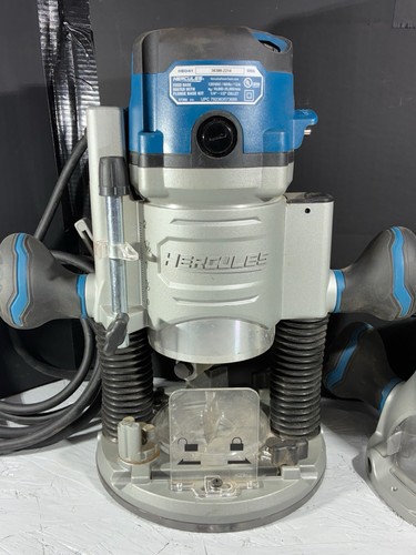 Hercules HE041 Variable-Speed 12A Fixed Base Router with Plunge Base ...