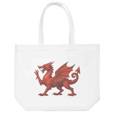 Image of 'Red Welsh Dragon' Tote Shopping Bag For Life (BG00084652)