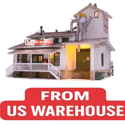 Woodland Scenics BR5059 H&H Feed Mill - HO Scale, new