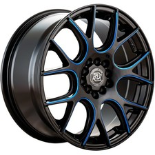 Drag Concepts R15 16x7 5x1005x4.5 38mm Blackblue Wheel Rim 16 Inch