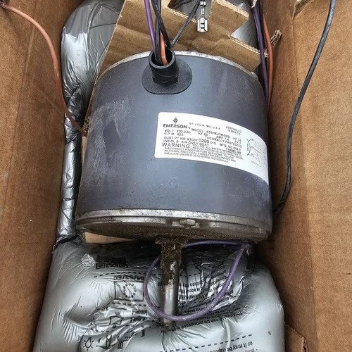 Emerson K55HXJPM-9251 CONDENSER FAN MOTOR X70370299010 1/6HP 230V FOR PARTS ONLY