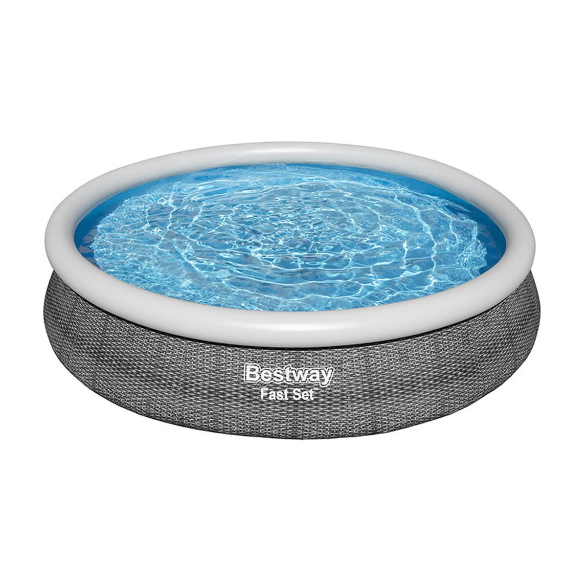 Bestway Piscina Hinchable Adulto Aro Ratan con Depurador 366x76 cm Jardin 574