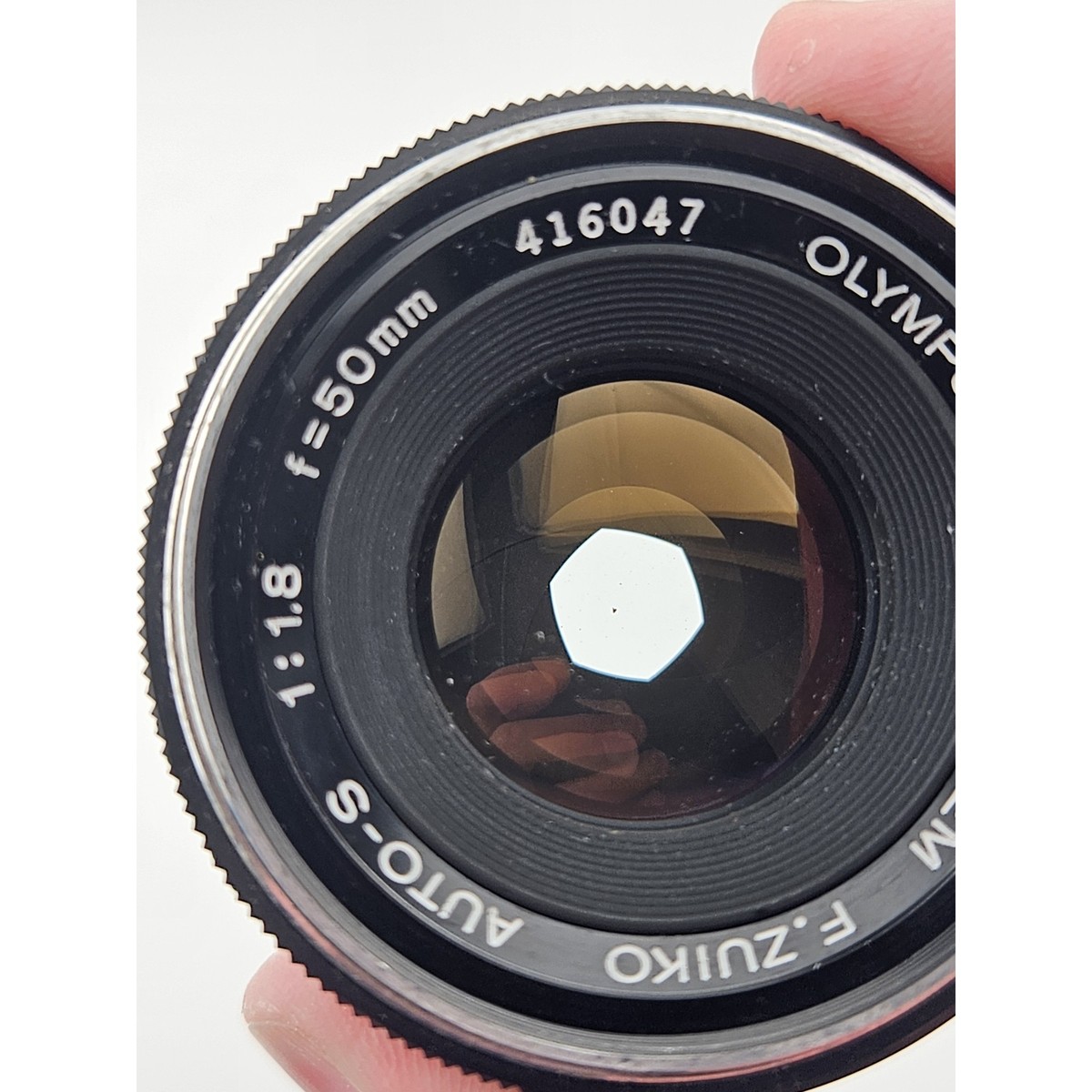 Olympus OM-System F.Zuiko AUTO-S 50mm f/1.8 Lens - OM Mount - Made