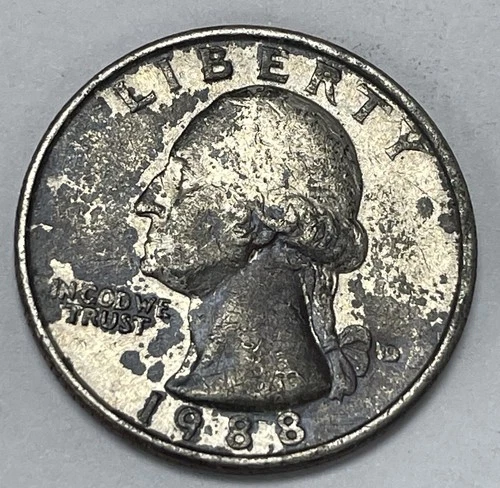 1988-D Washington Quarter — photo from another recent sale