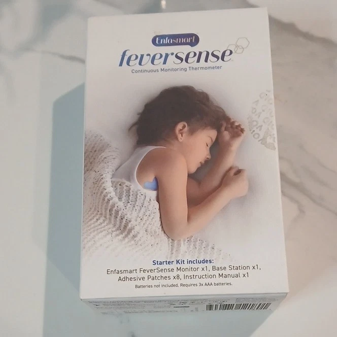 Enfasmart FeverSense Bluetooth Continuous Monitoring Thermometer App Compatible
Opens in a new windo