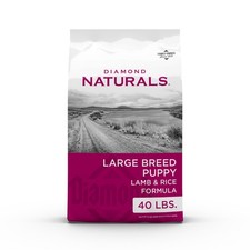 Large Breed Puppy Dog Food 40 Pound Diamond Naturals treats chews healthy 2.25 per pound