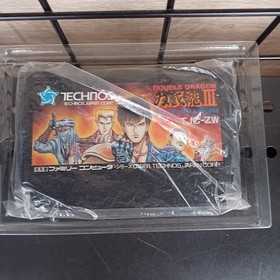 Technos Sougeryu III Double Dragon 3, NES Game, Box Damage