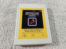 Johnny Cash  The Tennessee Two- Original Golden Hits 8-Track. Serviced.