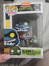 Funko Pop!  Teenage Mutant Ninja Turtles - Pre-Mutated Slash with Bud #1558