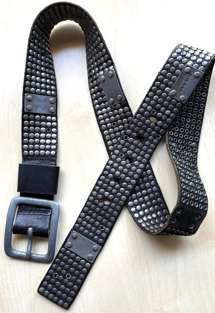 Diesel Leather Studded Belts for Men for sale | eBay