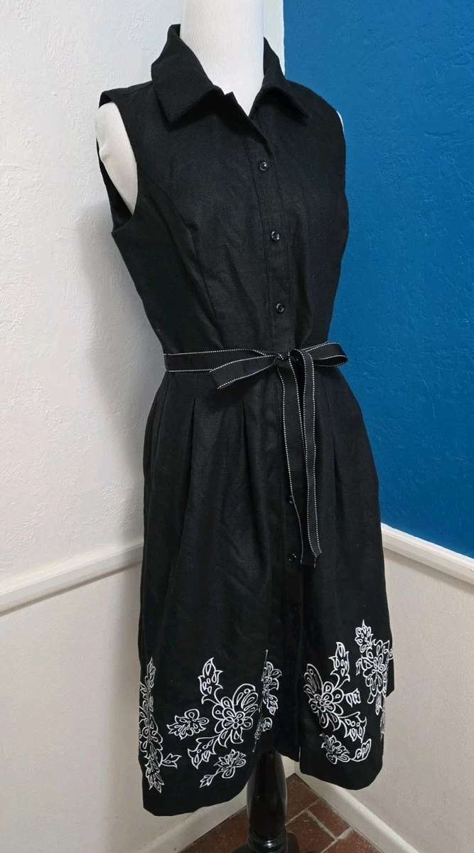 oscar de la renta linen dress Oscar de la Renta