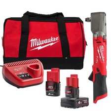 Milwaukee M12FRAIWF12-422X 12V Fuel 1/2" Right Angle Wrench Kit 1X2.0Ah/1X 4.0Ah