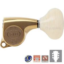 NEW Gotoh SGL510Z-VL5 Tuning Keys 1:21 Gear Ratio 3x3 - ANTIQUE X-FINISH GOLD