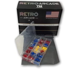 Terminal Solderless Kit 300 Pieces Spade Ring Terminal Butt Connectors, 28-6295