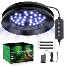 UVB Light for Reptiles with Dimming, LED UVB Light Bulb Fixture for Bearded D...