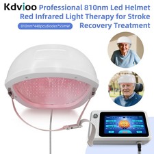 Upgraded 810nm Brain Therapy Helmet 448 Diodes NIR Light Treatment For Parkinson