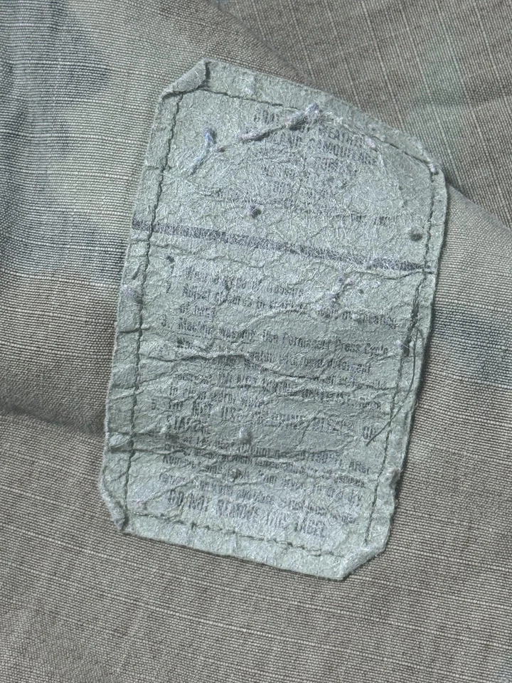 U.S. Air Force Jacket Mens Small Woodland Camo BDU Ripstop Military Field USGI - Image 4 of 4