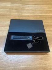 American Express Centurion Card Holders Limited Black Leather Keyring Novelty