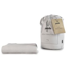 Panda Bamboo Mattress Protector, King Size